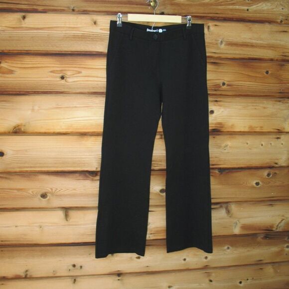 Betabrand Wide Leg Black Pants - Picture 2 of 6